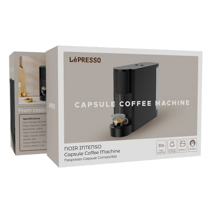 Lepresso Automatic Capsule Coffee Maker - Black