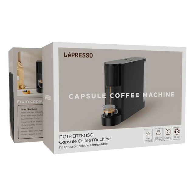 Lepresso Automatic Capsule Coffee Maker - Black