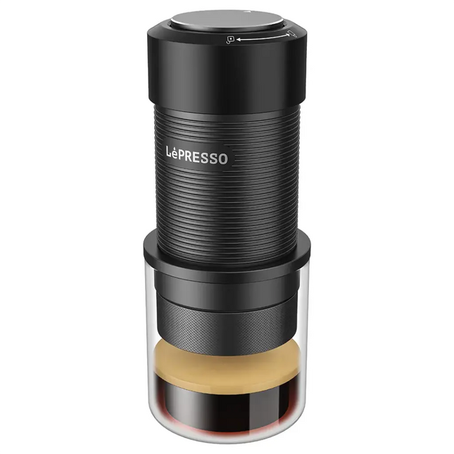 Lepresso Hand Press Espresso Maker - Black