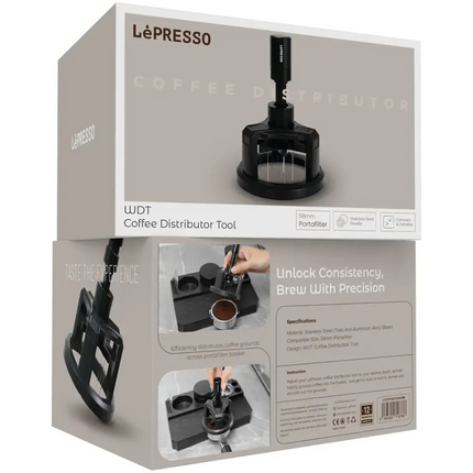 Lepresso WDT Coffee Distributor Tool - Black