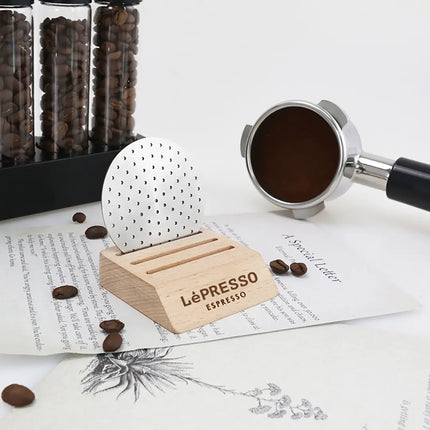 Lepresso 58.5mm Precision Fit Puck Screen - Silver
