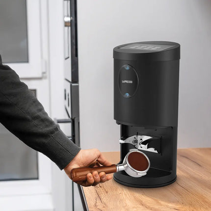 LePresso TampMaster Pro Automatic Coffee Tamper - Black