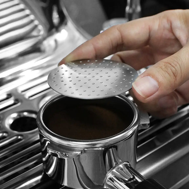 Lepresso 58.5mm Precision Fit Puck Screen - Silver