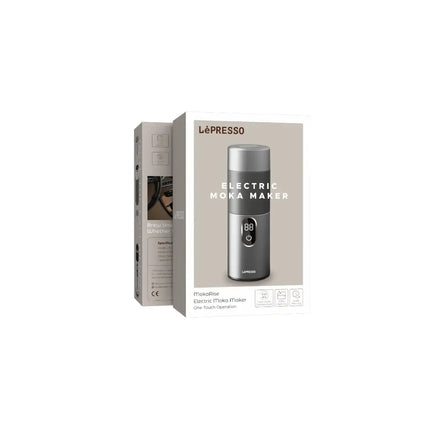 Lepresso Mokarise Electric Moka Maker (Car + Home Plug) - Silver